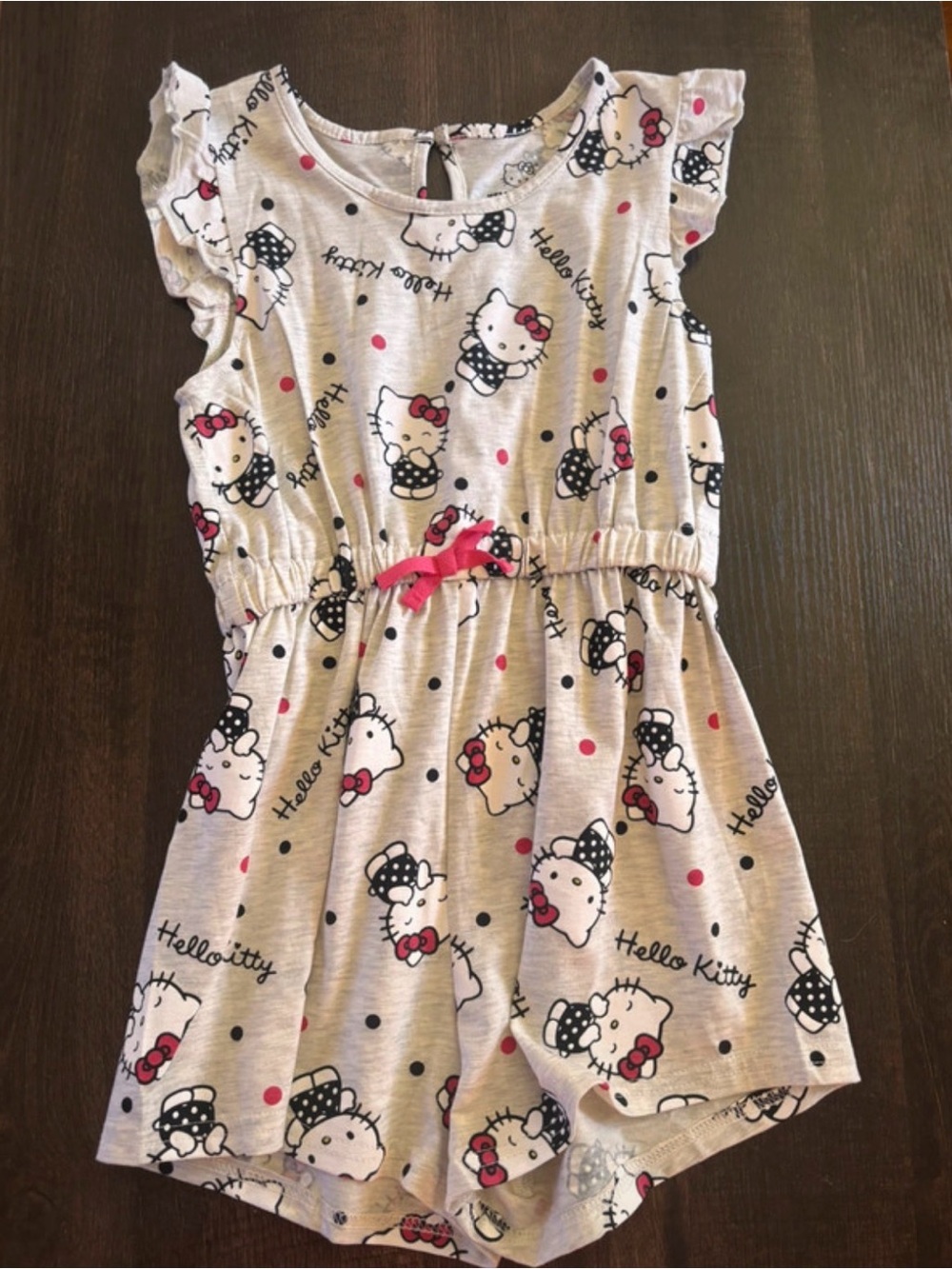 Hello Kitty Gray Play Romper